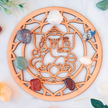 Altar Ganesh piedras