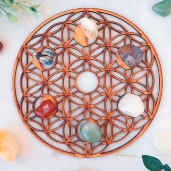 Altar fases lunares piedras