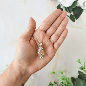 Colgante rustico citrino